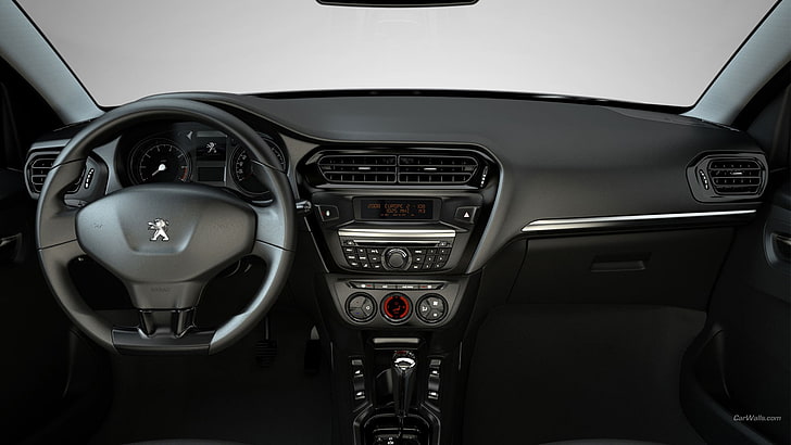 Peugeot, interior del automóvil, automóvil, vehículo, Fondo de pantalla HD