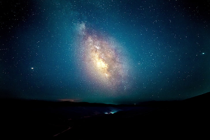 Milky Way Starry Sky 5k Night Hd Wallpaper Wallpaperbetter