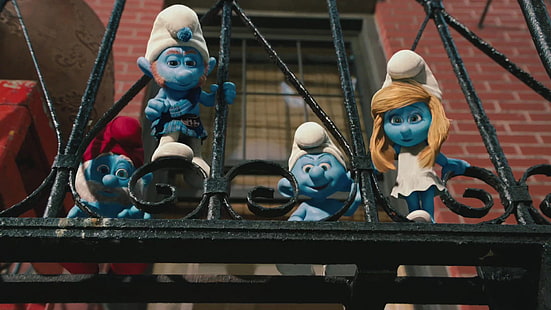 movies, smurfs, The Smurfs, animated movies, HD wallpaper HD wallpaper