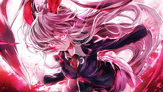rosa haired kvinnlig anime karaktär illustration, animeflickor, konstverk, Touhou, Reisen Udongein Inaba, HD tapet HD wallpaper