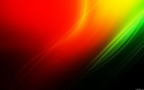빨간색과 초록색 추상 배경, 빨강, 녹색, 초록, HD 배경 화면 HD wallpaper