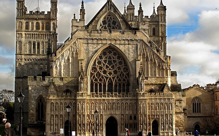 Gotische Kirche, England, Gotik, Kirche, England, HD-Hintergrundbild