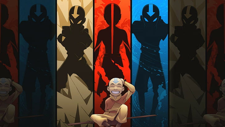 Aang, Avatar: The Last Airbender, HD тапет