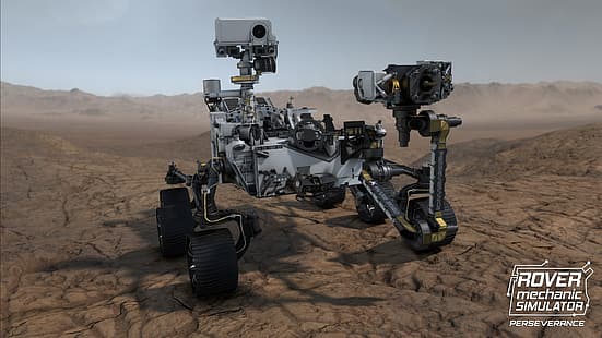Ketekunan (Robot Mars), Rover, mars rover, permainan komputer, NASA, JPL (Jet Propulsion Laboratory), Wallpaper HD HD wallpaper