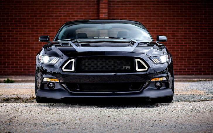 Ford Mustang 2015 RTR, schwarzer Nissan gtr, 2015, Ford, Mustang, RTR, Spec 2, HD-Hintergrundbild