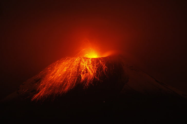 Berge Vulkane Lava Ecuador 5616x3744 Natur Berge HD Art, Berge, Vulkane, HD-Hintergrundbild