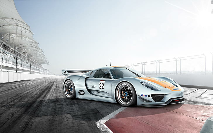 Porsche 918, porsche, supersamochód, samochód wyścigowy, samochody, Tapety HD