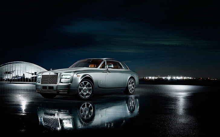 Rolls Royce Phatom Coupe Aviator Collection, сиво купе, купе, ролки, ройс, фатом, авиатор, колекция, автомобили, ролс ройс, HD тапет