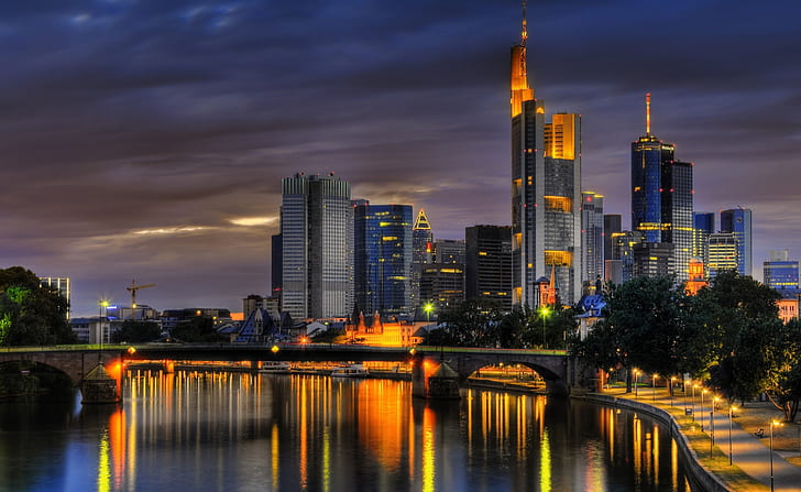 Frankfurt, Almanya, Avrupa, Almanya, Frankfurt, HD masaüstü duvar kağıdı
