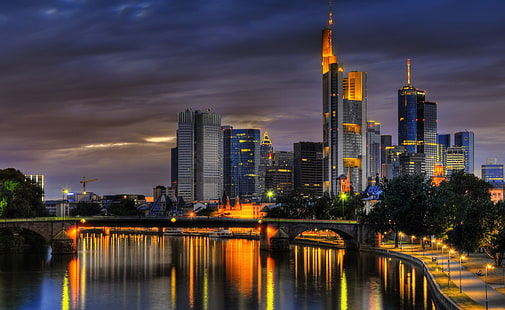 Frankfurt, Germany, Europe, Germany, Frankfurt, HD wallpaper HD wallpaper