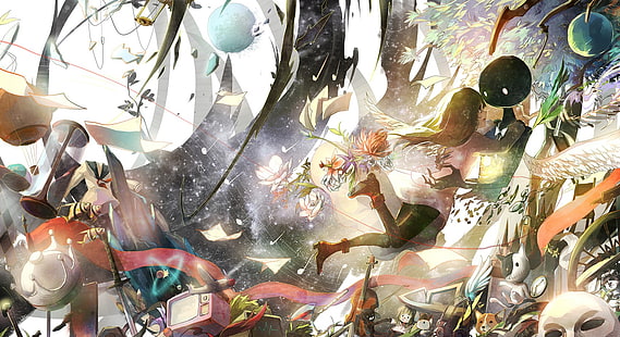 Deemo, Pixiv Fantasia, anime, manga, fantasy art, artwork, HD wallpaper HD wallpaper