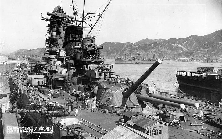 日本の戦艦ヤマト、 HDデスクトップの壁紙
