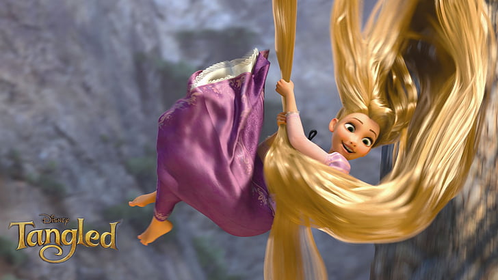 Rapunzel, verheddert, HD-Hintergrundbild