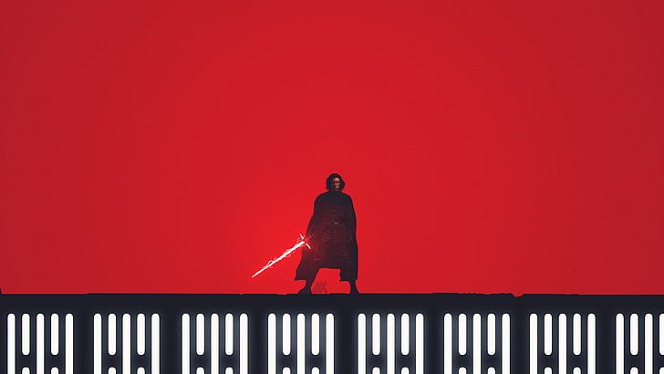 4K, Arte, Star Wars: Os Últimos Jedi, Kylo Ren, HD papel de parede