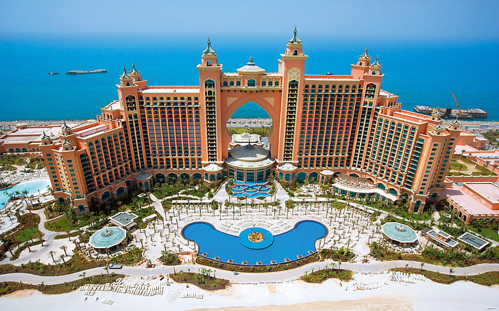 Hotel And Resort Atlantis The Island Palm Skrivbordsunderlägg Hd 5200 × 3250, HD tapet