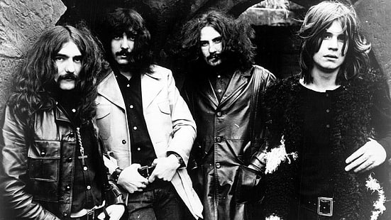 เสื้อแจ็คเก็ตผู้ชายสี่ตัว Black Sabbath, วอลล์เปเปอร์ HD HD wallpaper