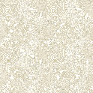 weiße und graue Tapete, Muster, Verzierung, Weinlese, Spitze, Skript, HD-Hintergrundbild HD wallpaper
