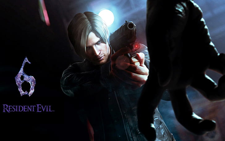 Resident Evil 6 Леон С. Кеннеди, фантастика, ужасы, шутеры, видеоигры, обитель зла, зомби, игры, HD обои