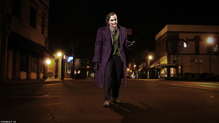 der dunkle Ritter Joker Batman Heide Ledger, HD-Hintergrundbild