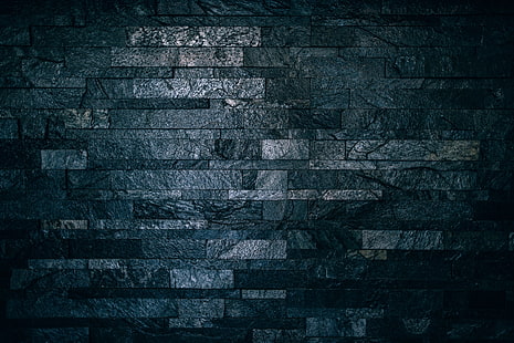 sombre, mur, noir, texture, lignes, brique, interier, surface, béton, briques de mur, rugueux, arrière-plan, 4k, architectural, Fond d'écran HD HD wallpaper