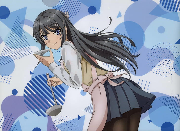 Anime, Seishun Buta Yarou wa Kelinci Gadis Senpai no Yume wo Minai, Mai Sakurajima, Wallpaper HD