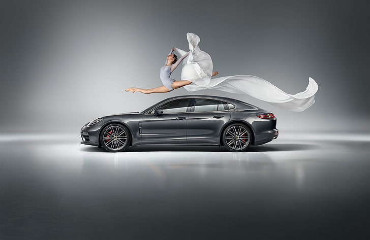 Ballet de Stuttgart, Porsche Panamera Turbo, Fond d'écran HD