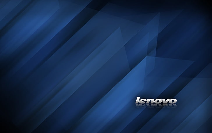 Lenovo, karya seni, biru, Wallpaper HD