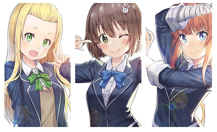 Anime, dieser Art Club hat ein Problem !, Collette (dieser Art Club hat ein Problem!), Maria Imari, Mizuki Usami, HD-Hintergrundbild