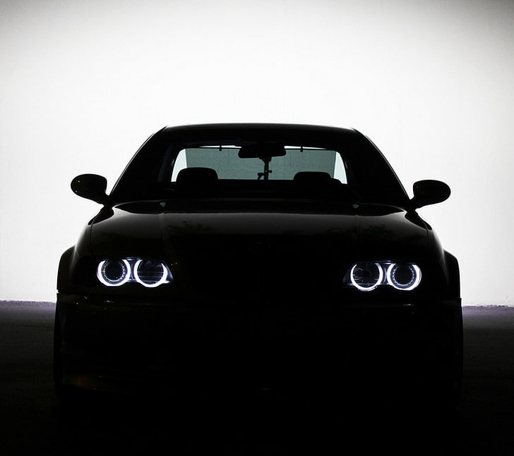Angel Eyes, BMW M3 E46, car, E 46, HD wallpaper