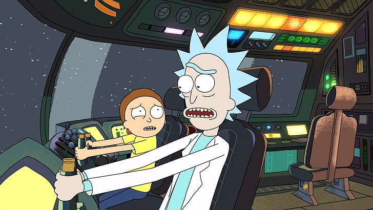 Rick und Morty, Fernsehen, Rick Sanchez, Morty Smith, HD-Hintergrundbild