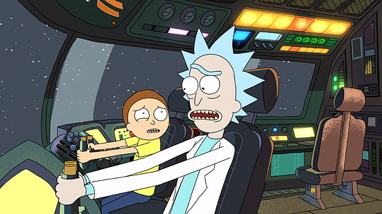 Rick und Morty, Fernsehen, Rick Sanchez, Morty Smith, HD-Hintergrundbild HD wallpaper