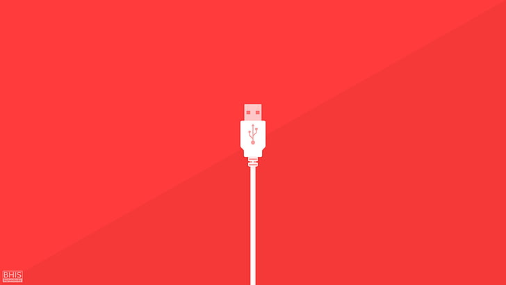 white USB cable, background, USB, wire, cord, wallpapers, HD wallpaper
