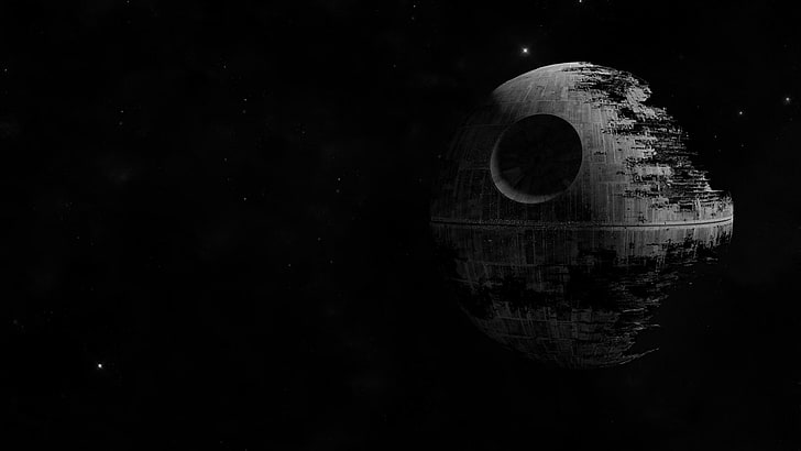 Star Wars Death Star التوضيح ، حرب النجوم، خلفية HD