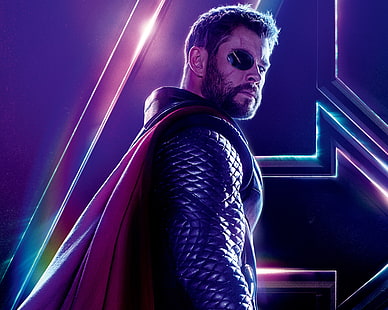 Thor, Thor 2: Karanlık Dünya, Thor: Ragnarok, Avengers Endgame, Avengers: Sonsuzluk Savaşı, Avengers: Age of Ultron, bilim kurgu, film karakterleri, Mjolnir, yıldırım, HD masaüstü duvar kağıdı HD wallpaper