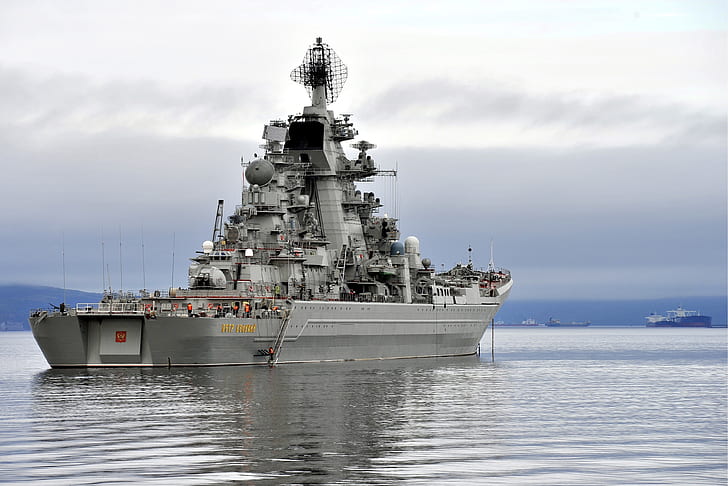 Russia, Peter The Great, Nuclear cruiser, HD wallpaper
