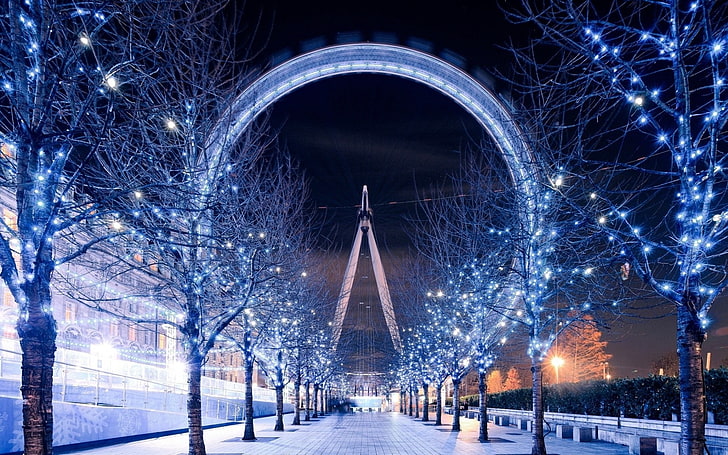 London eye ferris wheel-Cities HD Wallpaper, HD wallpaper