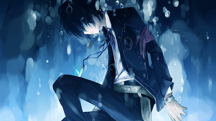 schwarzhaariger Anime-Charakter, Manga, Persona-Serie, HD-Hintergrundbild