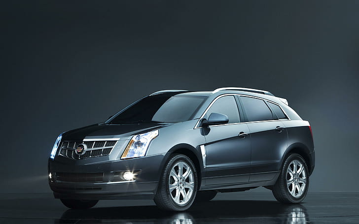 2012 Cadillac SRX, grey cadillac 5 door hatchback, cars, 2880x1800, cadillac, cadillac srx, HD wallpaper