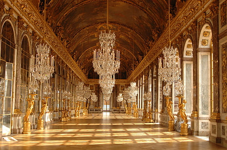 здание, замок, дизайн, франция, французский, дворец, комната, версаль, HD обои HD wallpaper