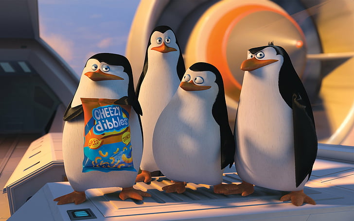 Film, Penguins Of Madagascar, HD tapet