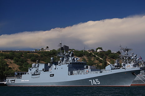navio, marinha, fragata, guarda, almirante Grigorovich, HD papel de parede HD wallpaper