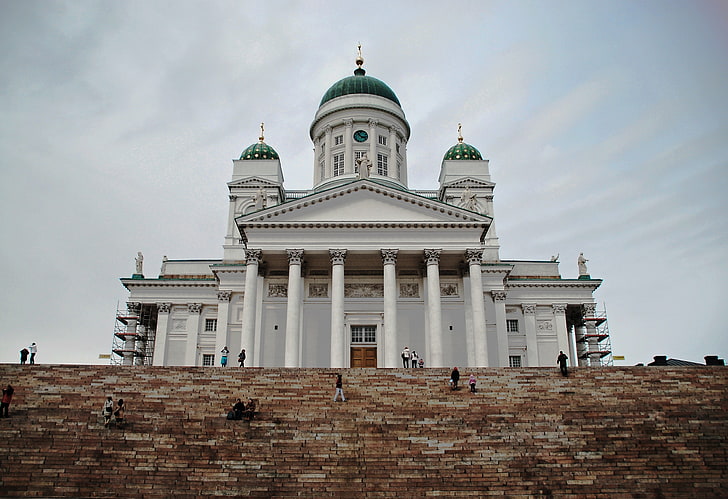Helsinki, building, Helsinki Cathedral, HD wallpaper