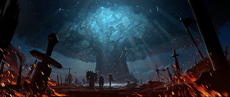 World of Warcraft Battle for Azeroth, 2018-spel, spel, hd, 4k, 5k, 8k, 10k, 12k, HD tapet HD wallpaper