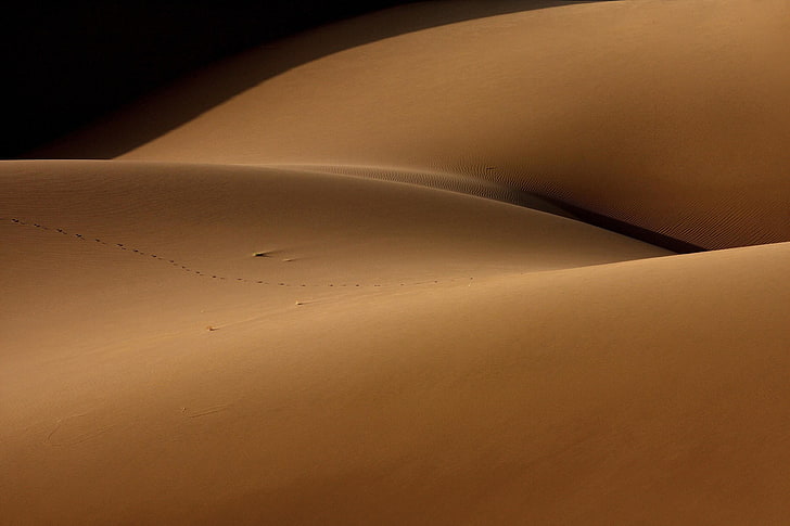 carta da parati sabbia, duna, deserto, paesaggio, suggestivo, natura, sabbia, Sfondo HD