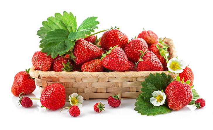 bunch of strawberries, berries, strawberries, strawberry, HD wallpaper