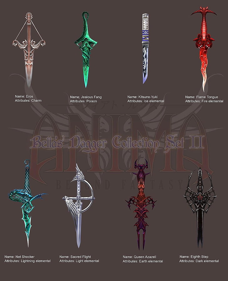 sword, weapon, fantasy art, fantasy weapon, Anima Tactics, HD wallpaper