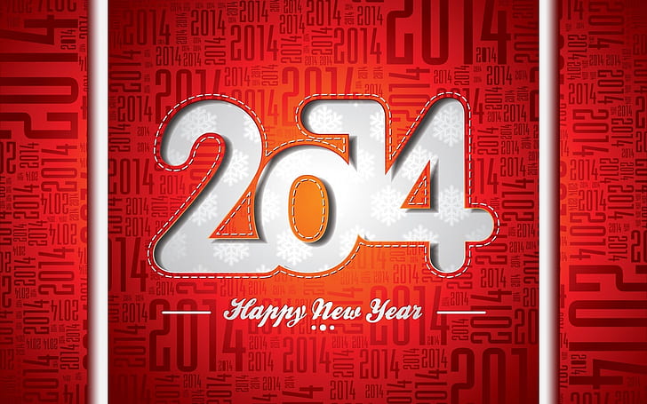 Happy New Year 2014, 2014, new year, HD wallpaper