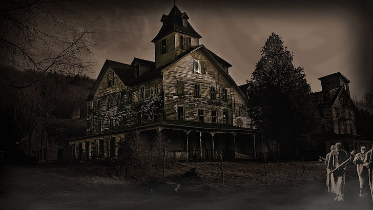 Dark, Haunted, Creepy, Halloween, Horror, Scary, Spooky, HD wallpaper