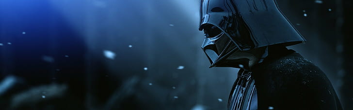 3840x1200 px, action, darth, fi, Fighting, Force, Futuristic, sci, Star, Unleashed, vader, warrior, Wars, HD wallpaper