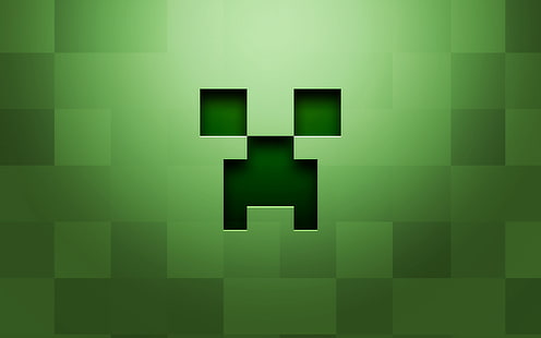 Minecraft ClipArt-illustration, minecraft, bakgrund, grafik, grön, HD tapet HD wallpaper